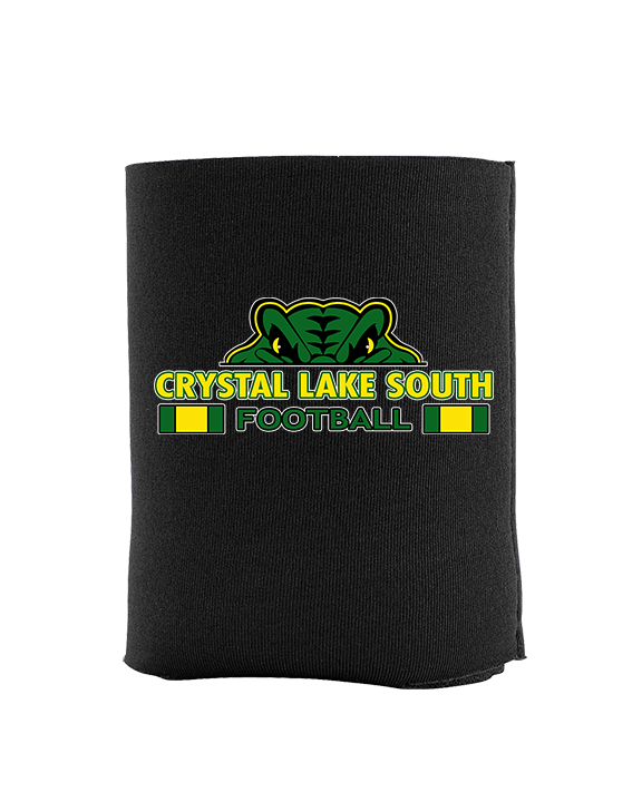 Crystal Lake South HS Football Stacked - Koozie