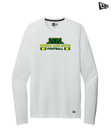 Crystal Lake South HS Football Stacked - New Era Performance Long Sleeve