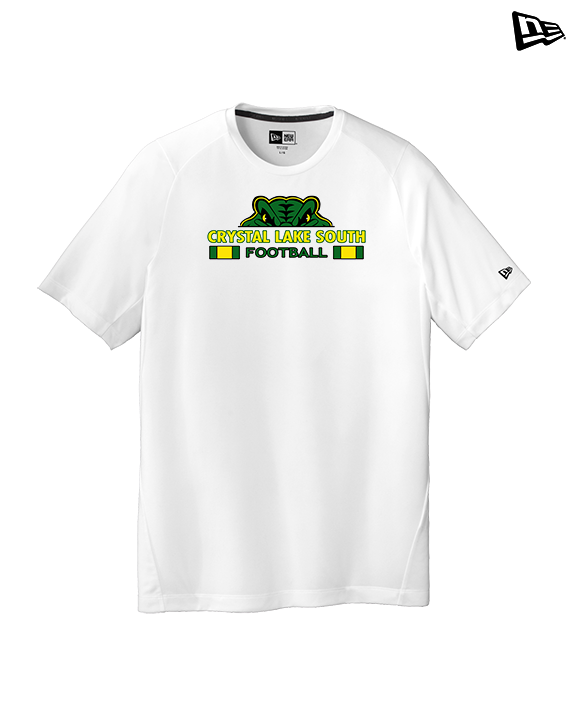 Crystal Lake South HS Football Stacked - New Era Performance Shirt