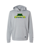 Crystal Lake South HS Football Stacked - Oakley Performance Hoodie