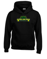 Crystal Lake South HS Football Stacked - Youth Hoodie