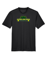 Crystal Lake South HS Football Stacked - Youth Performance Shirt