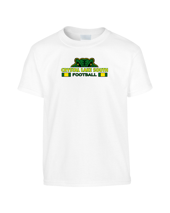 Crystal Lake South HS Football Stacked - Youth Shirt