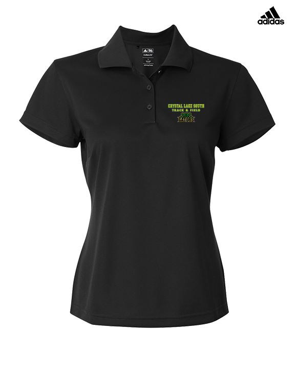 Crystal Lake South HS Boys Track & Field Block - Adidas Womens Polo