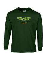 Crystal Lake South HS Boys Track & Field Block - Cotton Longsleeve