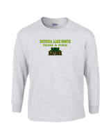 Crystal Lake South HS Boys Track & Field Block - Cotton Longsleeve
