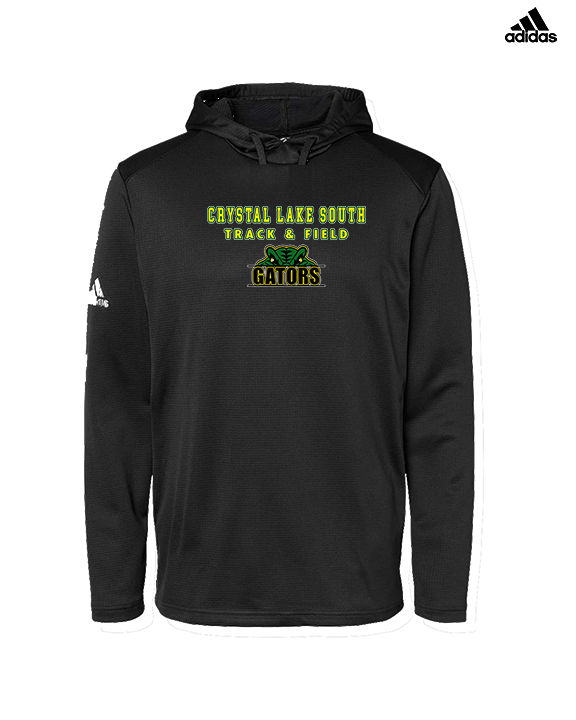 Crystal Lake South HS Boys Track & Field Block - Mens Adidas Hoodie