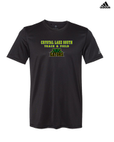 Crystal Lake South HS Boys Track & Field Block - Mens Adidas Performance Shirt