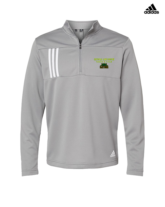 Crystal Lake South HS Boys Track & Field Block - Mens Adidas Quarter Zip