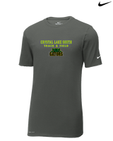 Crystal Lake South HS Boys Track & Field Block - Mens Nike Cotton Poly Tee