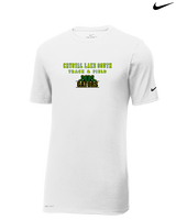 Crystal Lake South HS Boys Track & Field Block - Mens Nike Cotton Poly Tee