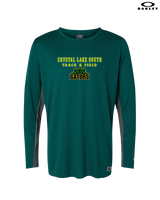 Crystal Lake South HS Boys Track & Field Block - Mens Oakley Longsleeve