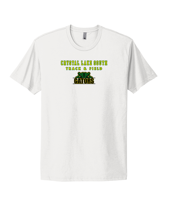 Crystal Lake South HS Boys Track & Field Block - Mens Select Cotton T-Shirt