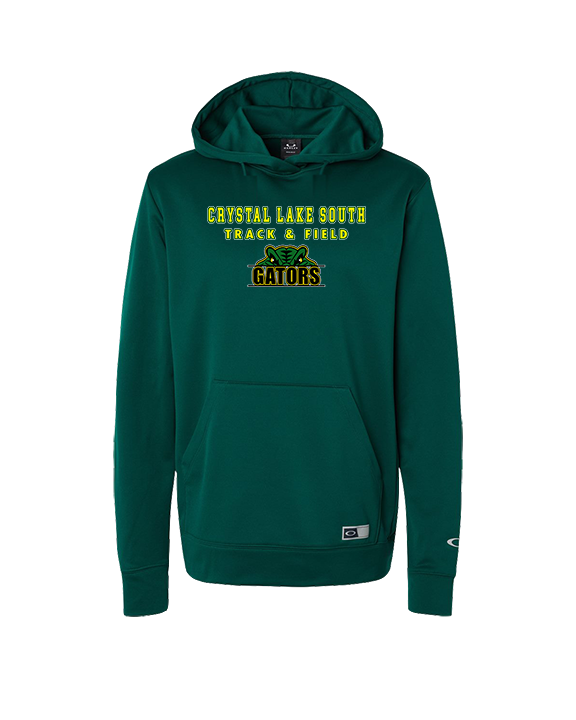 Crystal Lake South HS Boys Track & Field Block - Oakley Performance Hoodie
