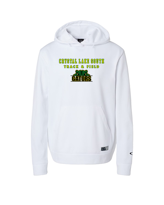 Crystal Lake South HS Boys Track & Field Block - Oakley Performance Hoodie