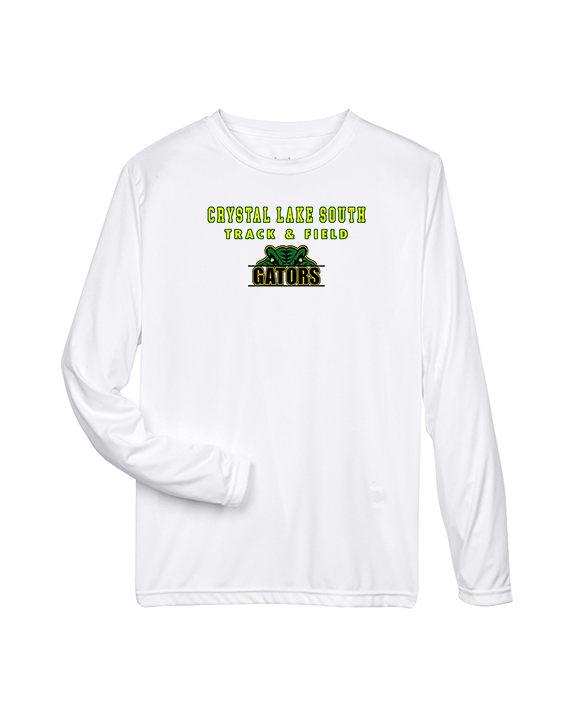 Crystal Lake South HS Boys Track & Field Block - Performance Longsleeve