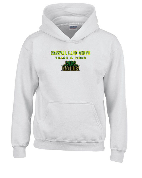 Crystal Lake South HS Boys Track & Field Block - Unisex Hoodie