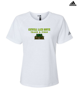 Crystal Lake South HS Boys Track & Field Block - Womens Adidas Performance Shirt