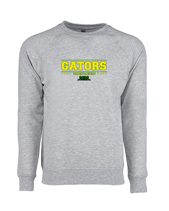Crystal Lake South HS Boys Track & Field Border - Crewneck Sweatshirt