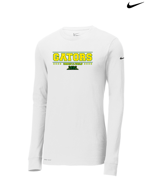 Crystal Lake South HS Boys Track & Field Border - Mens Nike Longsleeve