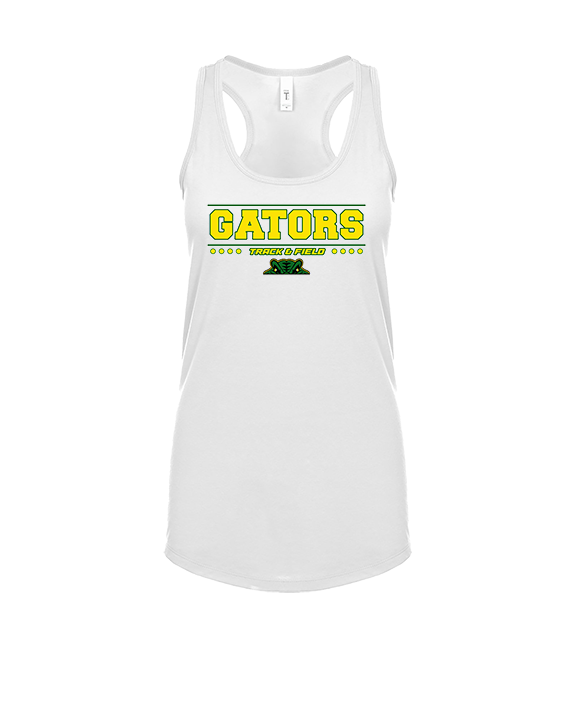 Crystal Lake South HS Boys Track & Field Border - Womens Tank Top