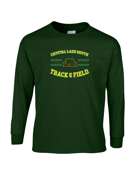 Crystal Lake South HS Boys Track & Field Curve - Cotton Longsleeve