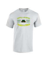 Crystal Lake South HS Boys Track & Field Curve - Cotton T-Shirt