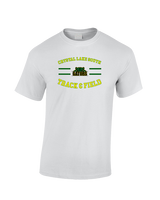 Crystal Lake South HS Boys Track & Field Curve - Cotton T-Shirt