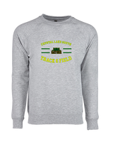 Crystal Lake South HS Boys Track & Field Curve - Crewneck Sweatshirt