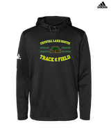 Crystal Lake South HS Boys Track & Field Curve - Mens Adidas Hoodie