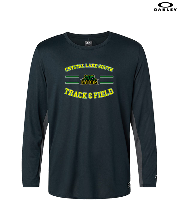 Crystal Lake South HS Boys Track & Field Curve - Mens Oakley Longsleeve