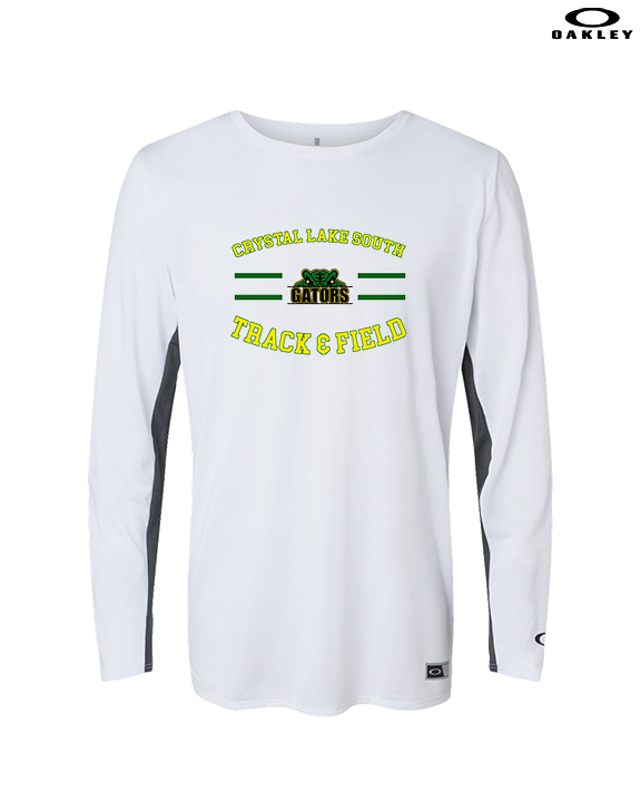 Crystal Lake South HS Boys Track & Field Curve - Mens Oakley Longsleeve