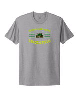 Crystal Lake South HS Boys Track & Field Curve - Mens Select Cotton T-Shirt