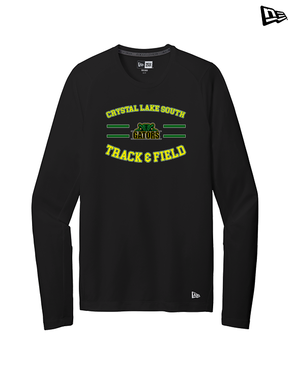 Crystal Lake South HS Boys Track & Field Curve - New Era Performance Long Sleeve