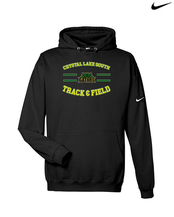 Crystal Lake South HS Boys Track & Field Curve - Nike Club Fleece Hoodie