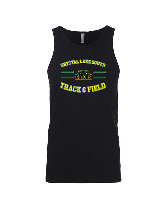 Crystal Lake South HS Boys Track & Field Curve - Tank Top
