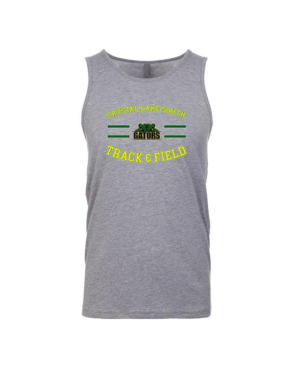 Crystal Lake South HS Boys Track & Field Curve - Tank Top