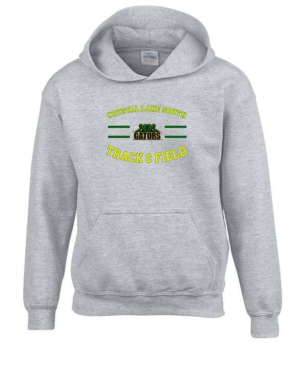 Crystal Lake South HS Boys Track & Field Curve - Unisex Hoodie