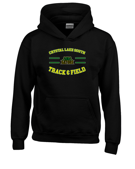 Crystal Lake South HS Boys Track & Field Curve - Youth Hoodie