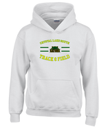 Crystal Lake South HS Boys Track & Field Curve - Youth Hoodie