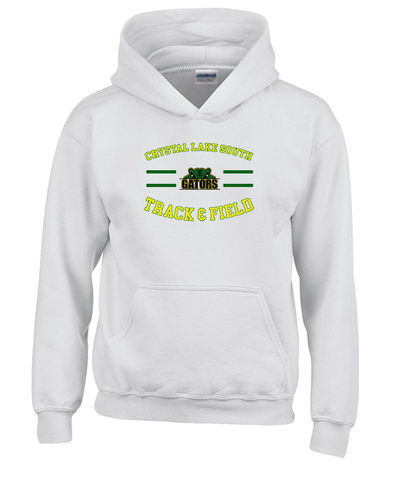 Crystal Lake South HS Boys Track & Field Curve - Youth Hoodie