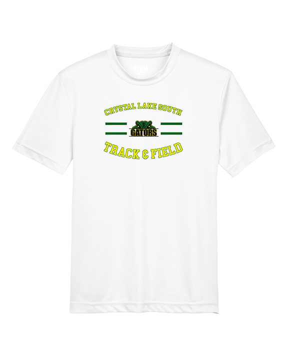 Crystal Lake South HS Boys Track & Field Curve - Youth Performance Shirt