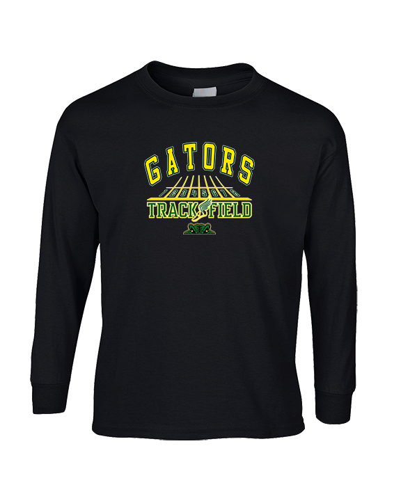 Crystal Lake South HS Boys Track & Field Lanes - Cotton Longsleeve