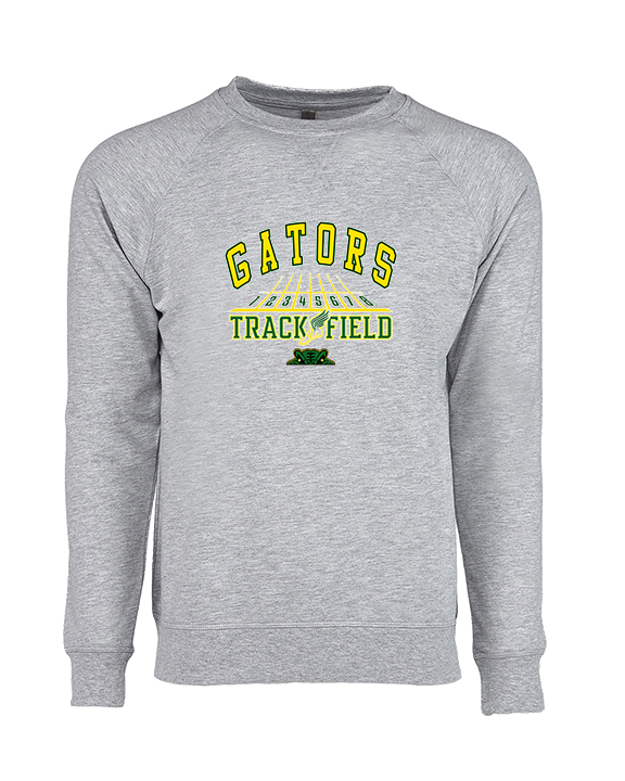 Crystal Lake South HS Boys Track & Field Lanes - Crewneck Sweatshirt