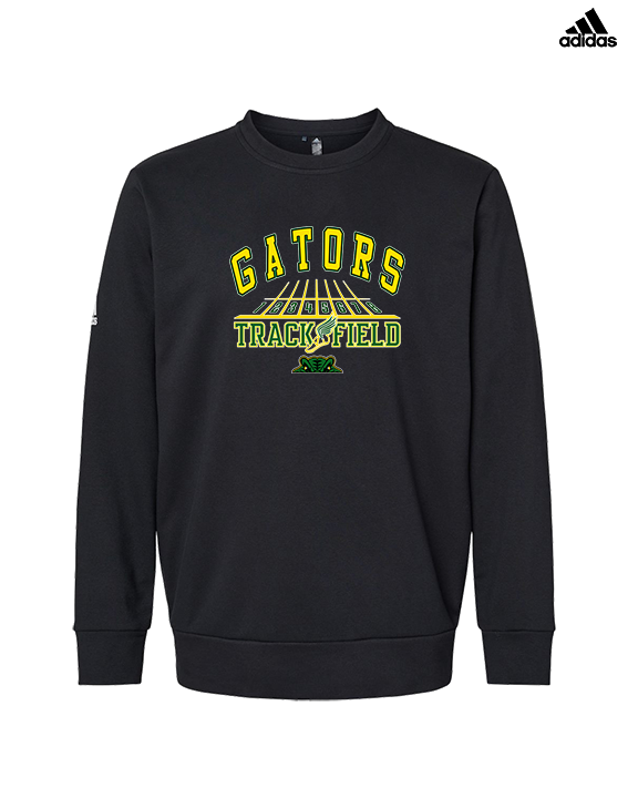 Crystal Lake South HS Boys Track & Field Lanes - Mens Adidas Crewneck
