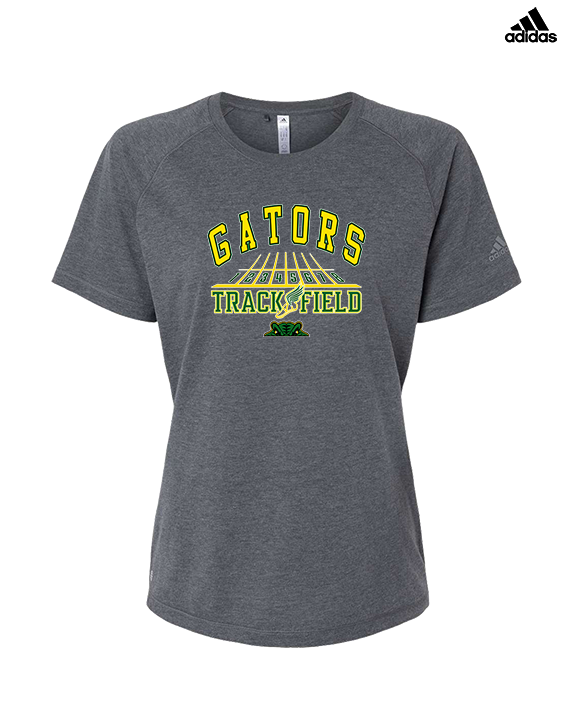 Crystal Lake South HS Boys Track & Field Lanes - Womens Adidas Performance Shirt
