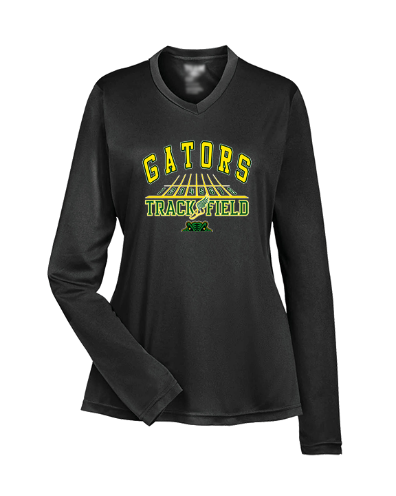 Crystal Lake South HS Boys Track & Field Lanes - Womens Performance Longsleeve