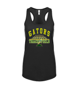 Crystal Lake South HS Boys Track & Field Lanes - Womens Tank Top