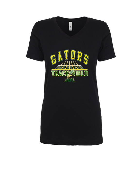 Crystal Lake South HS Boys Track & Field Lanes - Womens Vneck