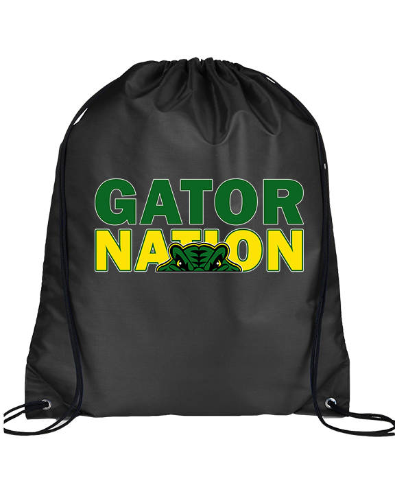 Crystal Lake South HS Boys Track & Field Nation - Drawstring Bag